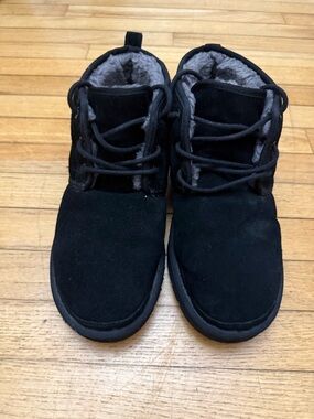 UGG Black Suede Chukka Boots